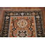 Tapis de couloir indien orange 3x8
