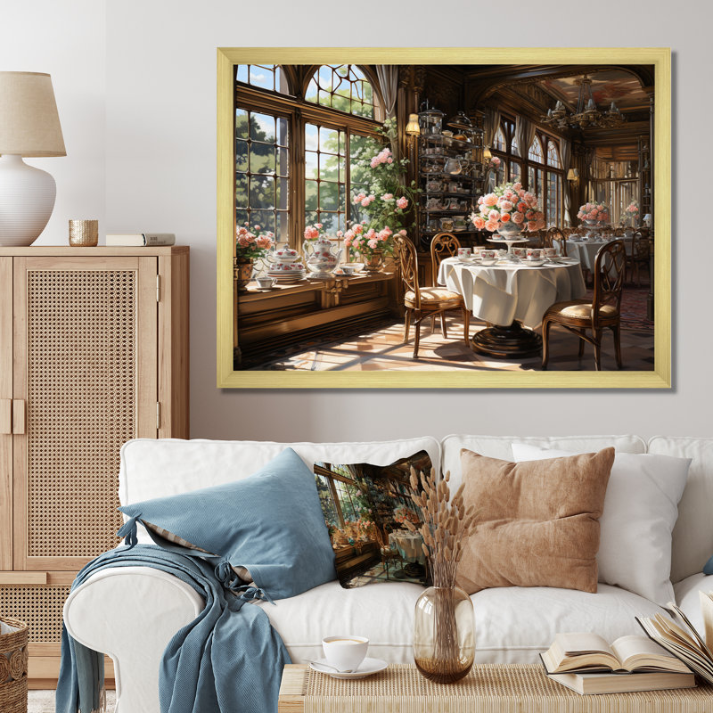 Art sur toile, "Country clubs", H 24 po x l 32 po x P 1 po, Cadre doré à une seule photo
