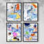 Primaire, impression encadrée I-Print - ensemble de 4-342632952-342632953