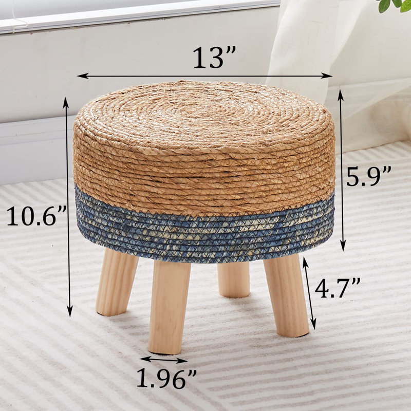 Tabouret d'appoint Quinnesec, Turquoise clair