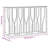 Wildomar 43.3'' Glass Top Console Table