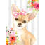 Chihuahua, toile d'art pour chien - Décoration mignonne pour chambre d'enfant