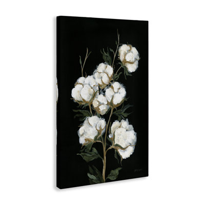 Vintage Stems of Cotton Canvas Wall Art by Yvette St. Amant