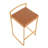 Brieon Upholstered Counter Stool with Metal Frame-1409298073-1409298071-1409298064