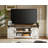 Glenford Modern Farmhouse TV Stand for up to 65" TV with Sliding Barn Door-651117428