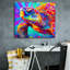 «The Surfing Sea Turtle» par Dean Russo, art mural sur toile-1536281479