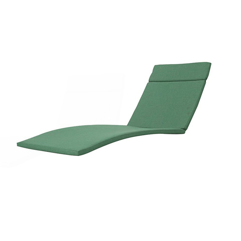Ensemble de coussins de chaise longue d'extérieur 2 pièces, 2, Vert d’armée