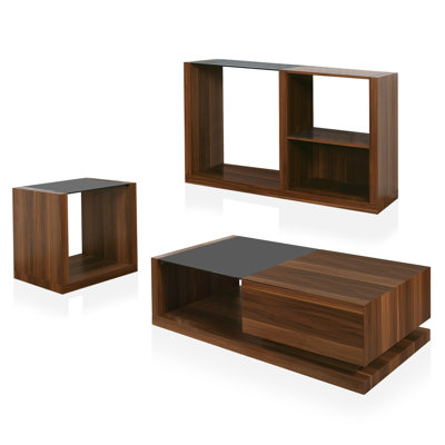 Ensemble de tables basses 3 pièces Anamarie