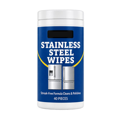 Stainless steel cleaning wipes Stainless Steel Cleaning Wipes Quickly Removal Oil Stains On The Surfaces Of Stainless Steel No Need For Additional Cleaning Agents10ml