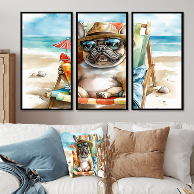 Sauve - Coastal Animal Wall Art Set