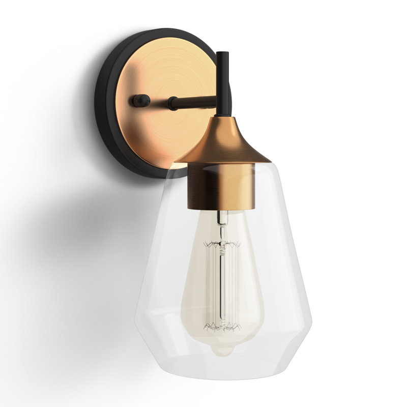 Single Transparent Dimmable Vanity Light