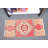Small Pink Turkish Vintage Anatolian Rug Ideal For Bathroom Decor With Oriental Oushak Design