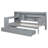 Daybed With Drawers,USB Ports And Desk-801311513-801311512