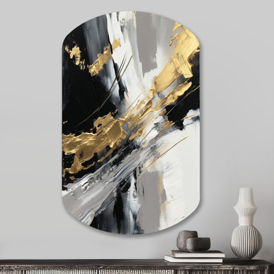 Weston - Abstract Cylinder Shape Assymterical Metal Wall Art