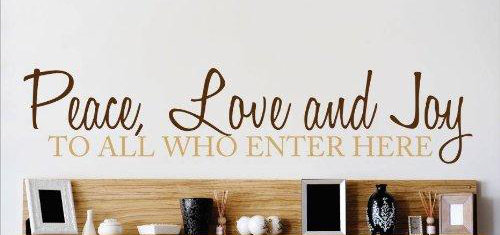 Text & Numbers Non-Wall Damaging Wall Decal