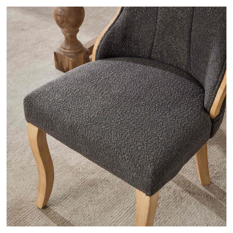 Ensemble de 2 chaises d'appoint Mid-Century Modernes, Gris