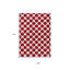 Tapis intérieur lavable à pois rouge 3 pi x 5 pi