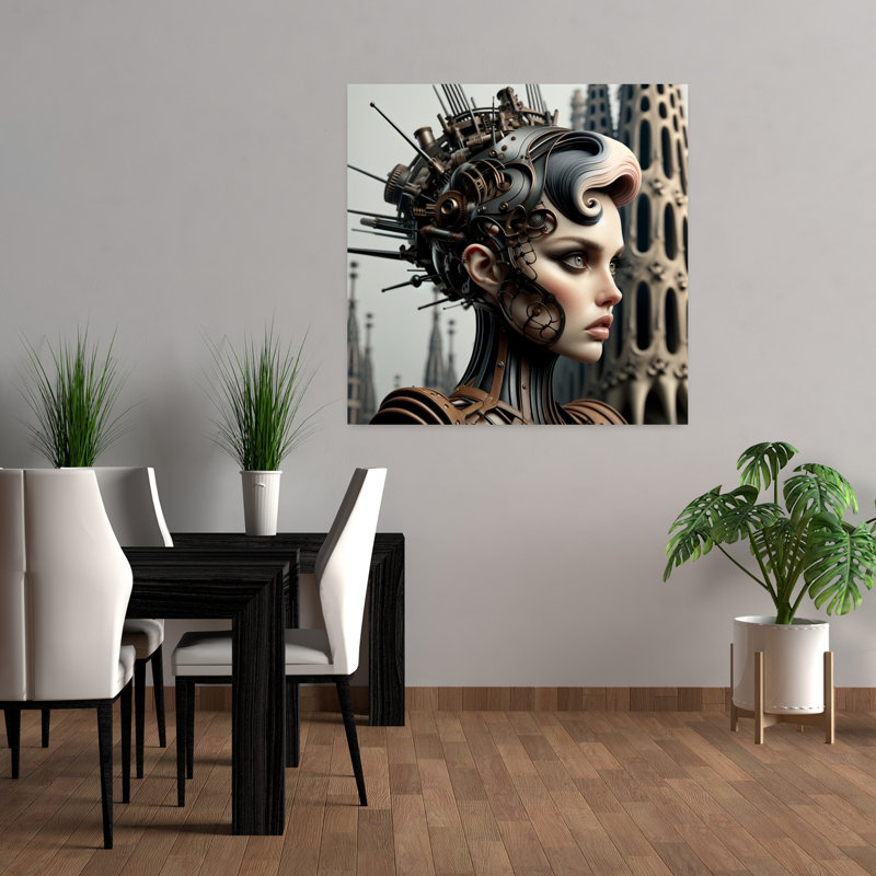 Art contemporain, art contemporain abstrait, H 36 po x l 36 po
