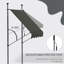 Manual Retractable Awning, Non-Screw Patio Awning, UV Resistant, For Window Or Door-125181391-125181392