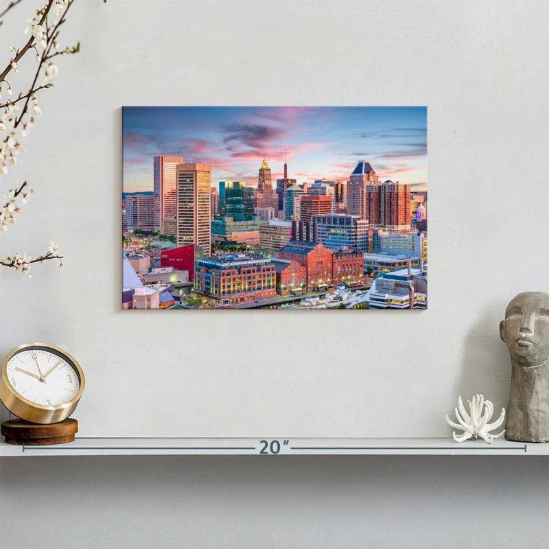 Sireci Baltimore Sunset, 8" H x 12" W
