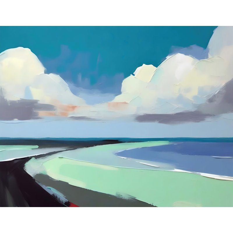 "Paysage 28" sur toile, H 15 po x l 18 po