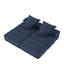 Canapé modulaire avec repose-pieds Boneless-1758278582