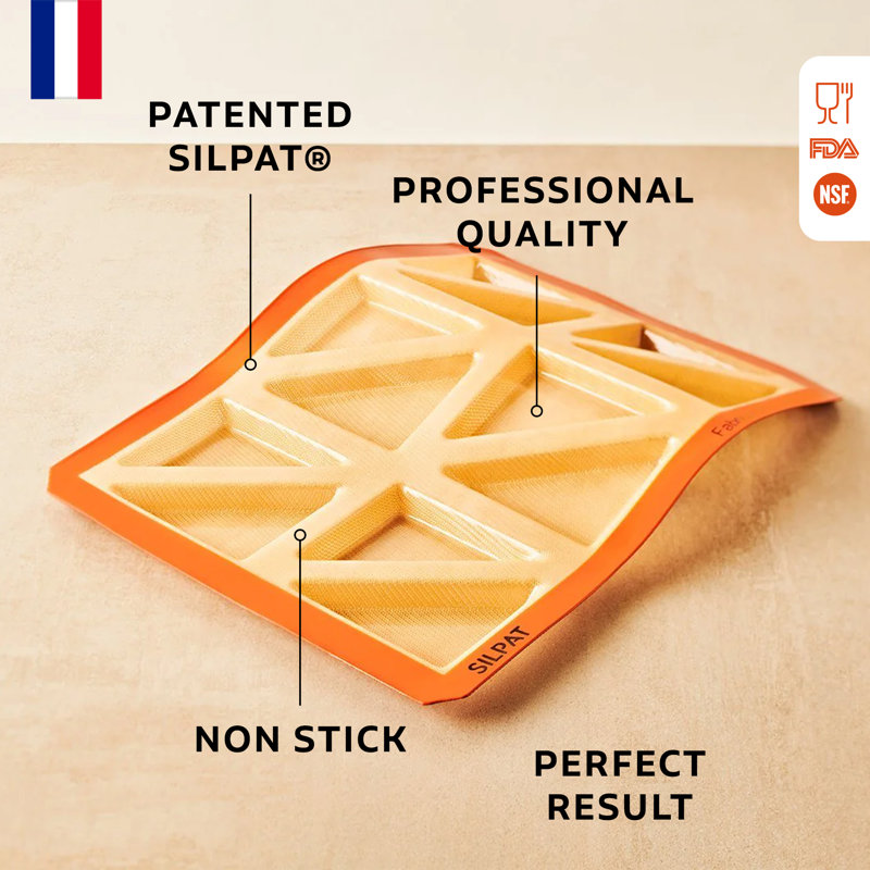 Silpat Silicone Non-Stick Rectangle Cakelet Pan