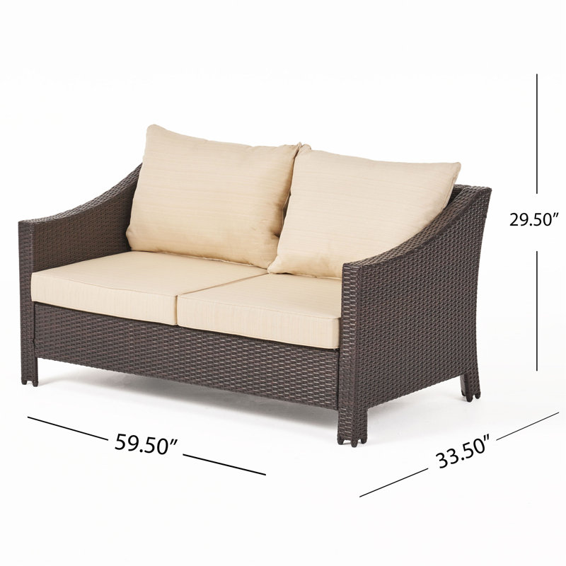 Causeuse et table