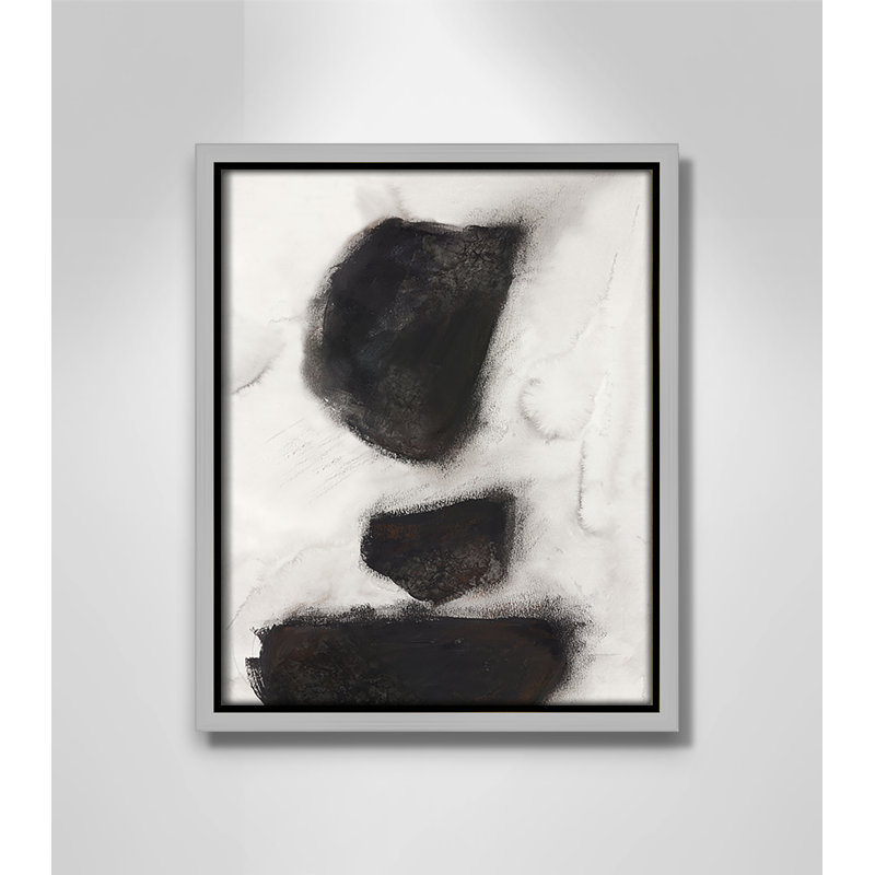 Impression Elegant Contrast II par Casa Fine Arts, Argent, H 11,5 po x l 9,5 po