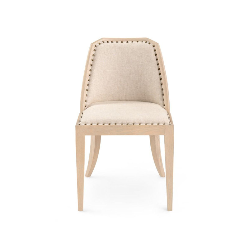 Aria Upholstered Dining Chair, Oak