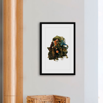 Dreams Of Long Ago by Norman Rockwell - Wrapped Canvas Print