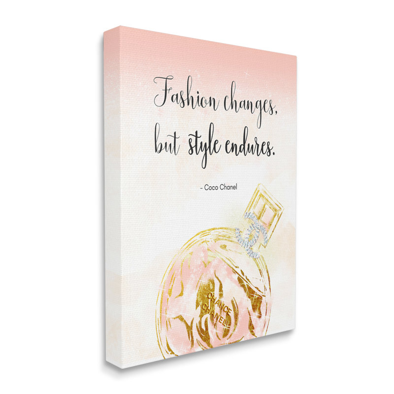 «Style Endures» par Ziwei Li, designer Glam Perfume, Plaque murale, L 16 po x H 16 po