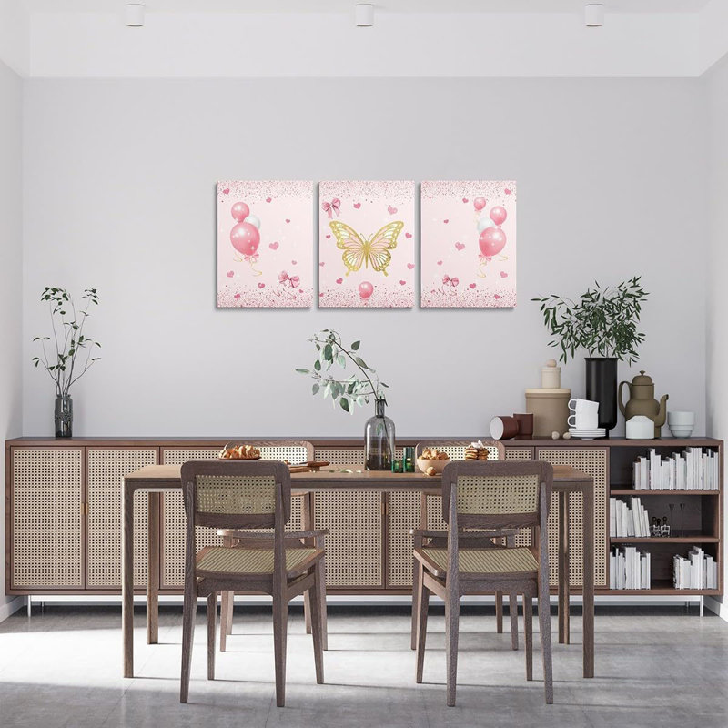 3 Piece Wrapped Canvas Wall Art