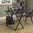 Ferro L-Shaped Metal Base Writing Desk-476321720