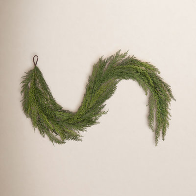 72" Green Cedar Garland