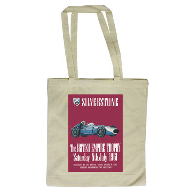 Silverstone, The British Empire Trophy, Saturday 8th July 1961 Tote Bag