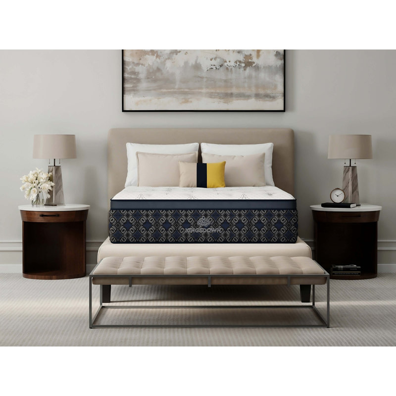 Kingsdown Passions Allsworth 15" Plush King Euro Pillow Top Hybrid Luxury Mattress, King