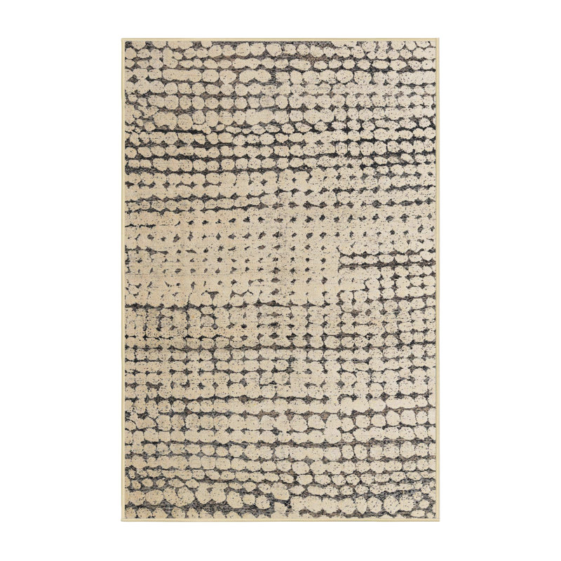 Abstract Indoor Rug, Rectangle 5' x 8'