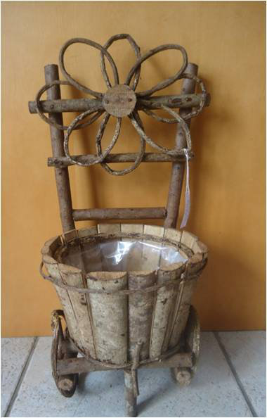 Feldkamp Wood Pot Planter