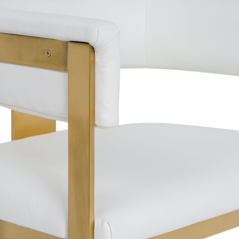 Tabouret 30,5 po Alesandrini, Blanc
