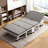 Traute Steel Upholstered Folding Bed with Mattress Included Twin 10.63" Foldaway Guest Bed-109972910