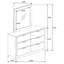 Miroir pour commode Laubach-106927760