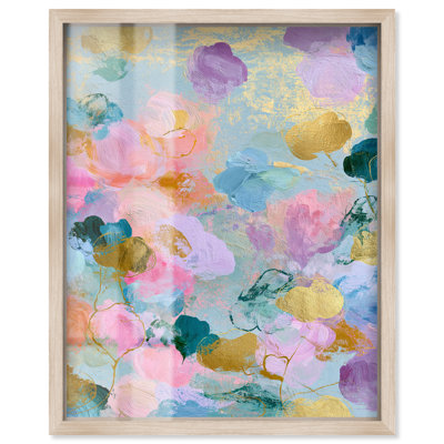 «Radiant Mirage Shadowbox Print», art abstrait moderne par