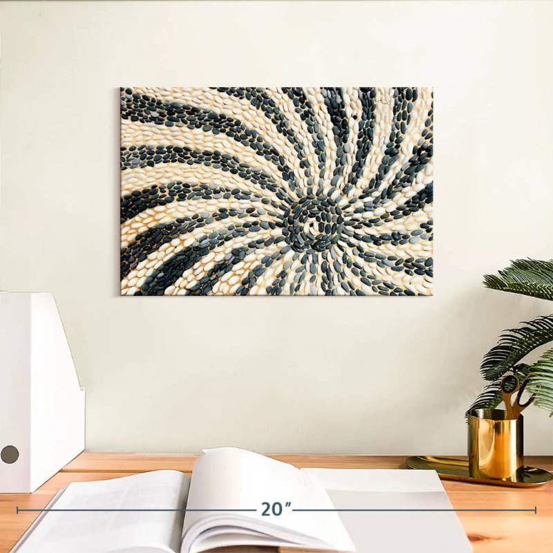 Avery Sun Pebble Mosaic, 8" H x 12" W