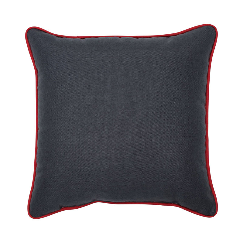  Housse de coussin carré et insert, Gris