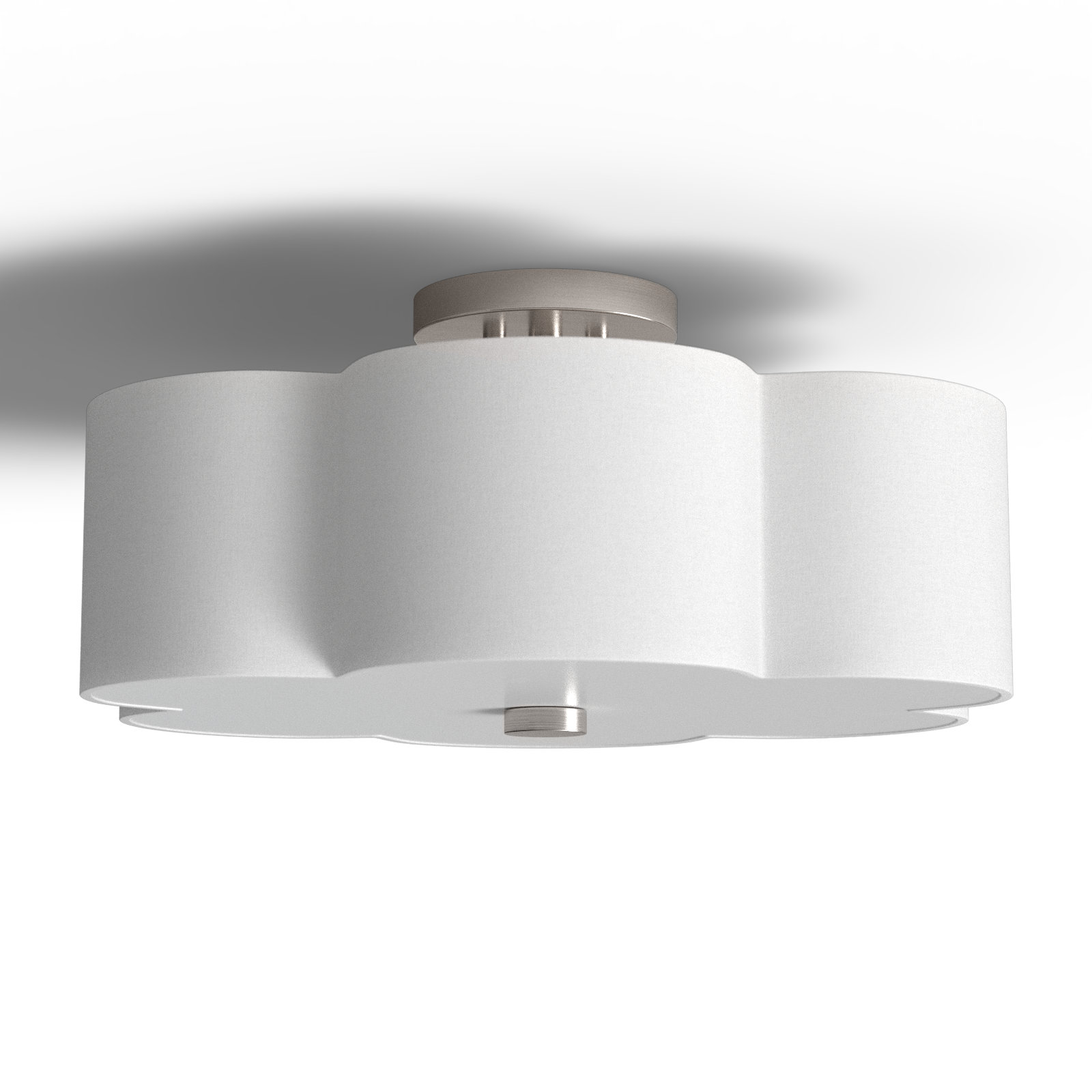 Vino 3 Light Semi Flush Mount, 8.5" H x 15" W x 15" D