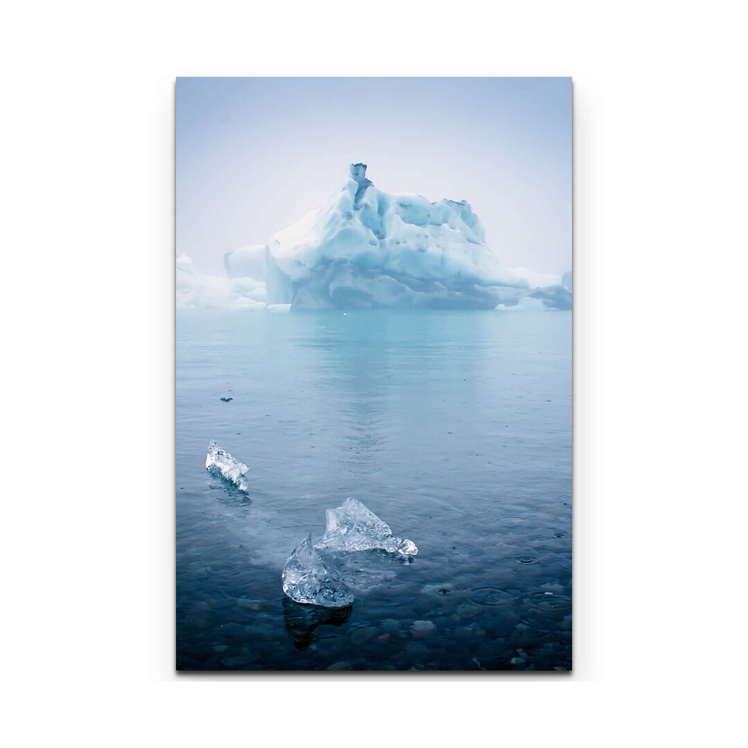 Leinwandbild Gletscher im Meer