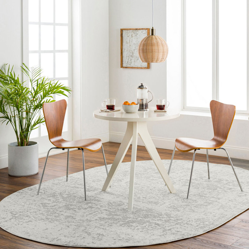 Traditional Rug, Bordered Floral Easy to Clean Rug For Living Room, Dining Room, Bedroom, Rectangle 140 x 200 cm