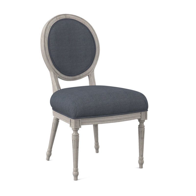 Dauphin Dining Chair, Bisque, Filigree Ivory