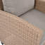 Ensemble de 6 chaises d'extérieur en rotin pour jardin, chaise, tabourets et table en rotin d'osier et résine Topmax-405544285